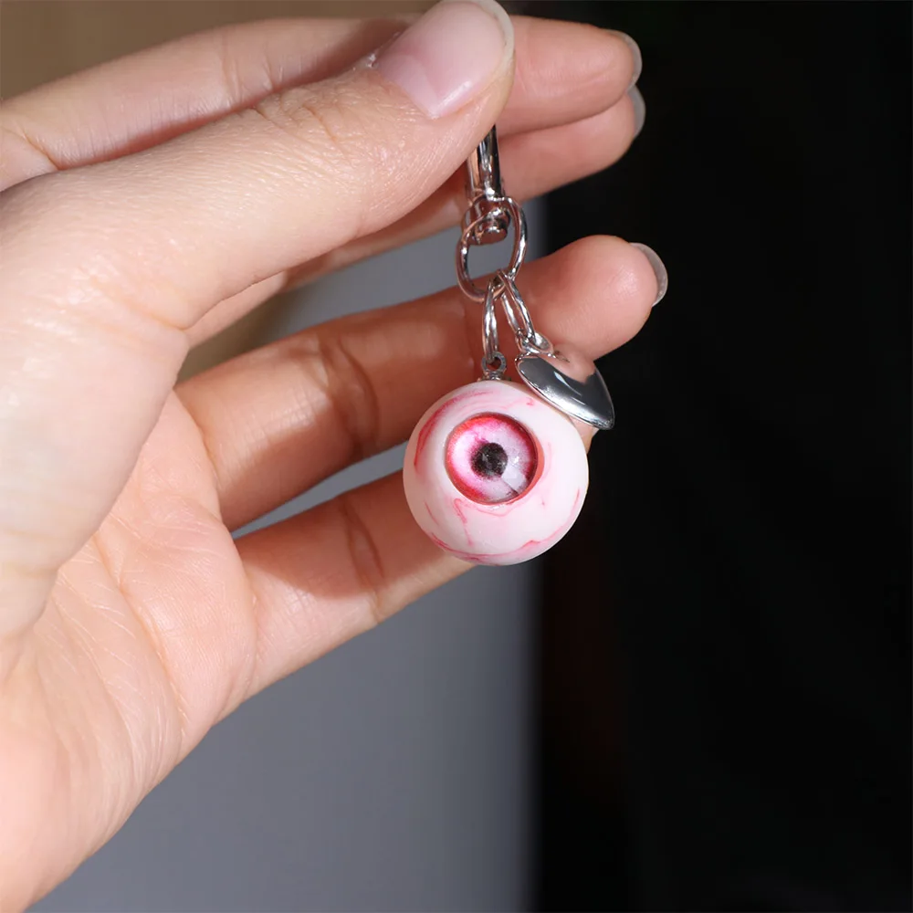 Schlüsselanhänger mit Auge im Gothic-Stil aus Harz, Augen-Charms, Halloween-Augen-Schlüsselanhänger, handgefertigtes lustiges Design, Augen-Schlüsselanhänger – Detail 2