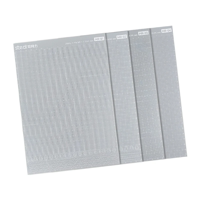 Y4QA Multiple Thickness Plastic Sheets For Model Building And Crafts Easy To Cut With Scissors Providing Sturdy Base Projects