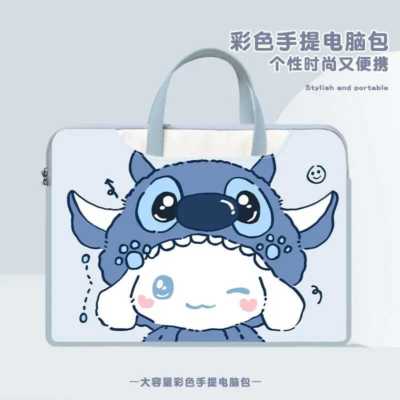 

Sanrio Laptop Bag Cinnamoroll Cute Large Capacity Tablet Organizer Cartoon Handbag Laptop Case 11in 13in 14in 16in 12in 15in