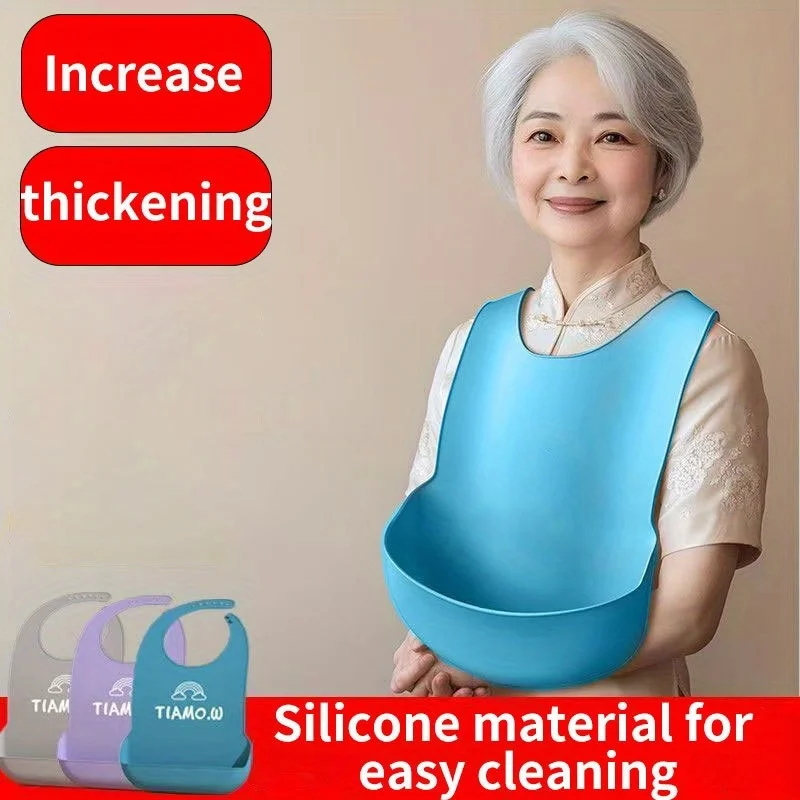 

Adult Bibs, Senior Dining Bibs, 3D Bibs, Food Bibs, Mealtime Aids, Easy To Clean, Comfortable Fit, Snack Protectors