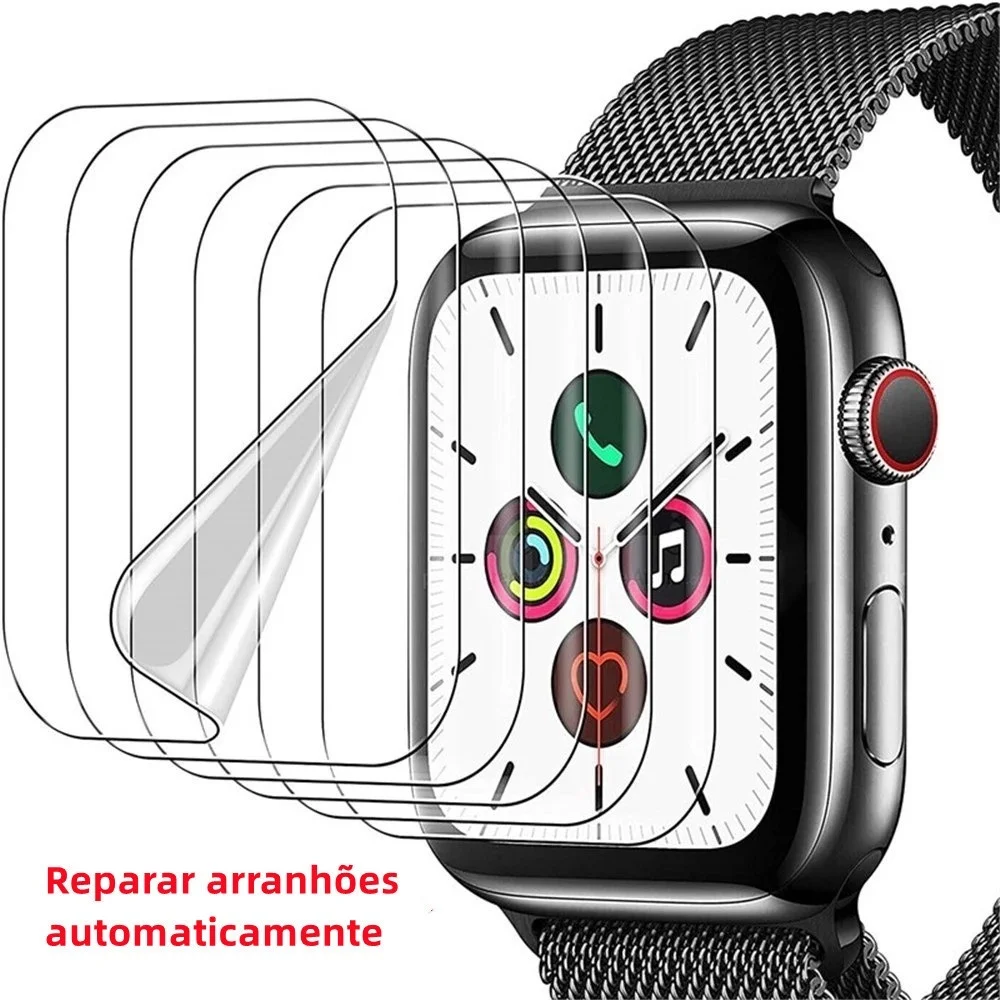 pelicula GEL transparante Reparar arranhões automaticamente para apple watch ultra 8 7 49 45 41 44 42 40 38 mm