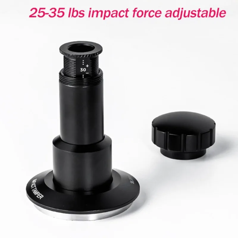 51/53/58.35MM Stainless Steel Coffee Impact Tamper 25-35 Pounds Pressure Four Spring Adjustable Elastic Tamper Barista Tool - Image 2