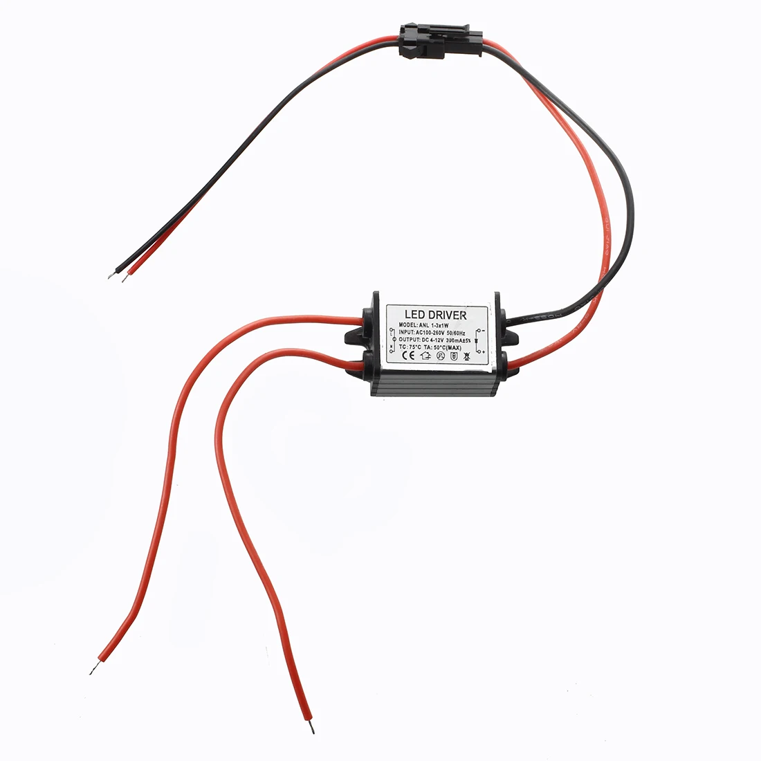 Lâmpada LED Driver Transformador Elétrico, 3W, 85V - 265V