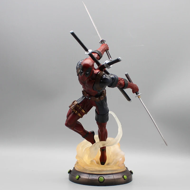 Figura DE ACCIÓN DE Deadpool para niños, modelo de estatua de Anime ML Legends x-men, juguetes de Manga, adornos, regalo, 35,5 cm