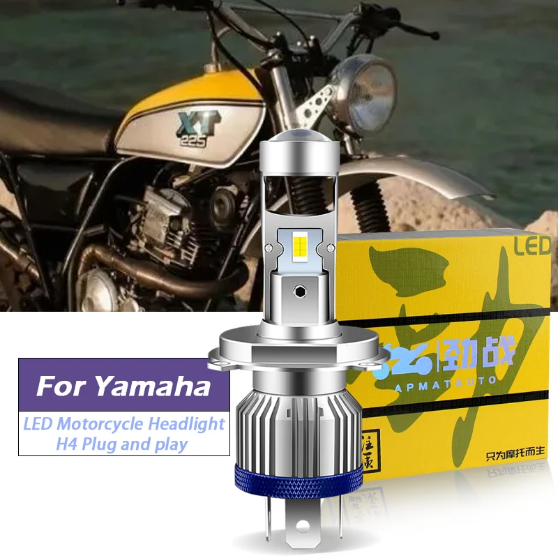 

1 шт. CANbus для Yamaha XT250 2008-2016 XT225 WR450F XT600 H4 HS1 9003 светодиодные линзы для мотоцикла, лампа дальнего/ближнего света 6800LM