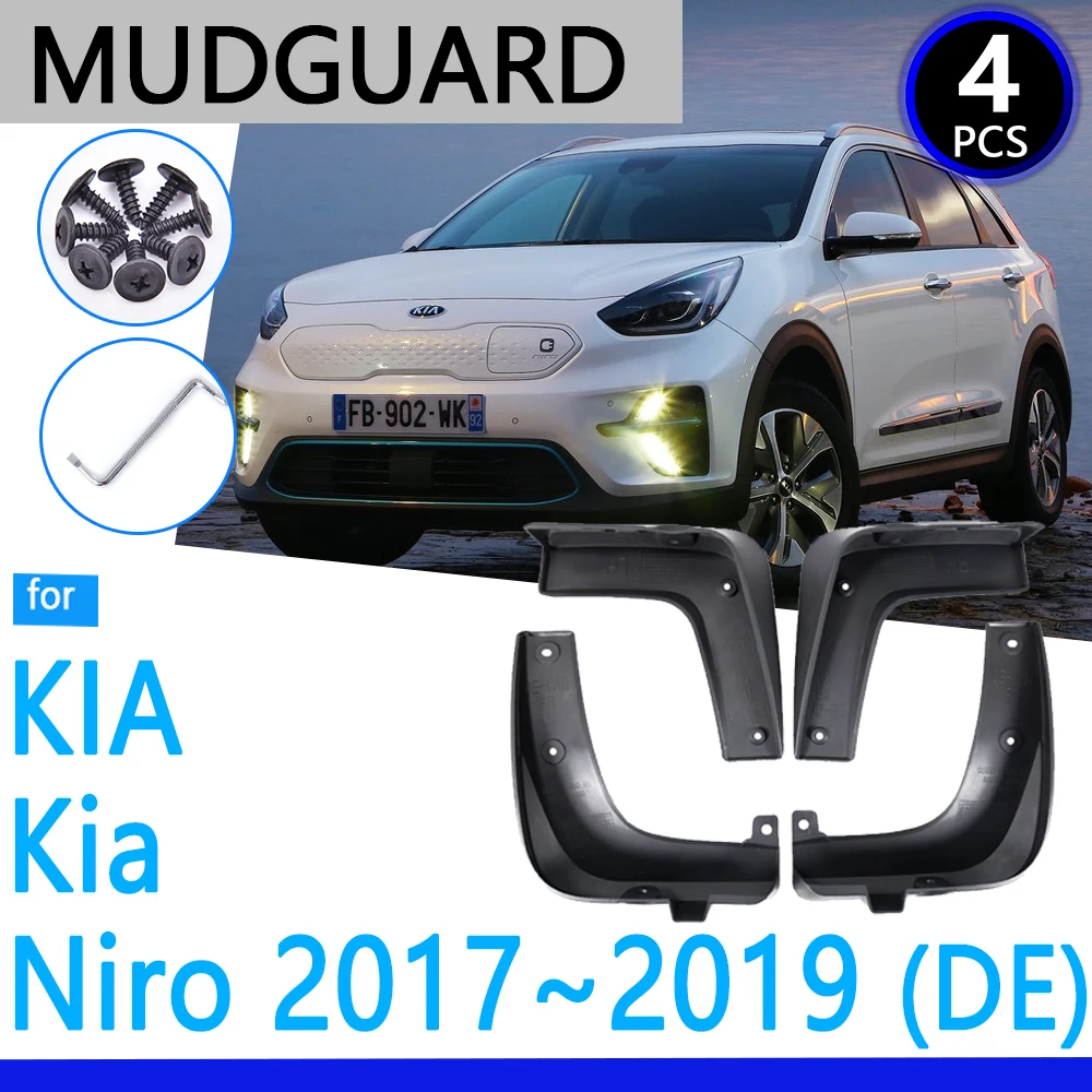 Mudguards fit for Kia Niro DE 2017 2018 2019 Car Accessories Mudflap Fender Auto Replacement Parts