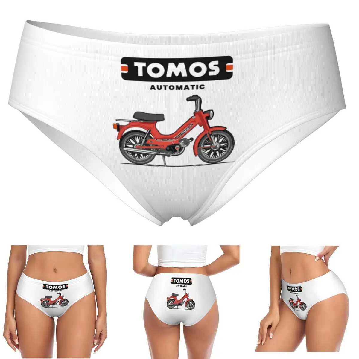 

Custom Tomos Automatic - красные трусики, женские удобные трусы, нижнее белье, дышащие женские трусы