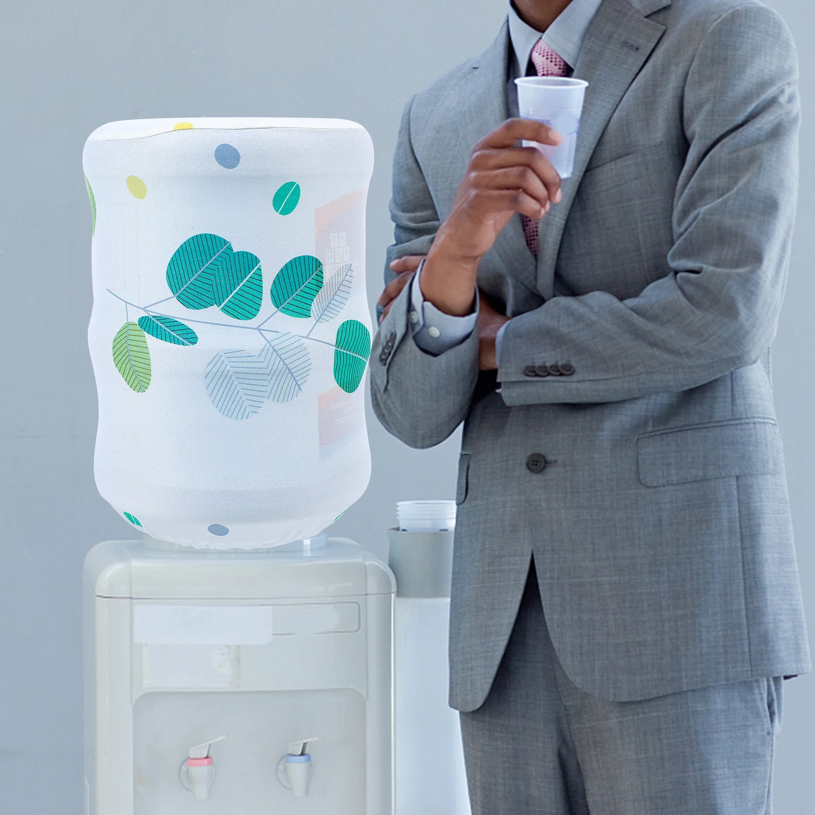 

Dust Proof Water Dispenser Cover Gallon Size Fabric Protector for Jug Bucket Reusable Washable Decorative Home Kitchen