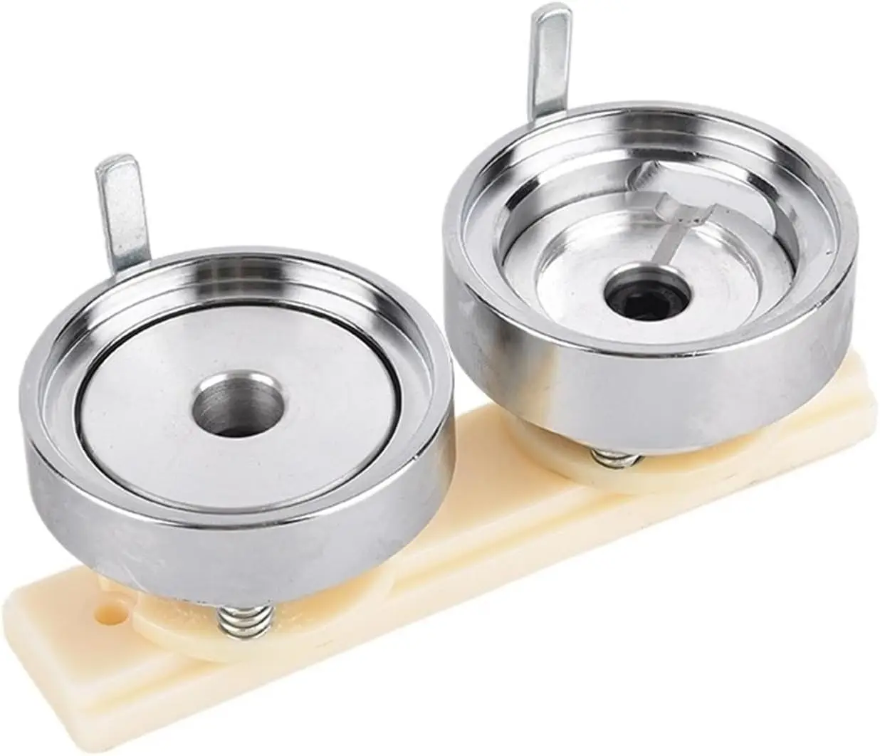 Button Maker, 25/32/37/44/50/56/58/65/75MM Badge Button Die Mold, DIY Pin Making Parts, Press, Punching Machine Molds, Efficient and Accurate,(37MM)