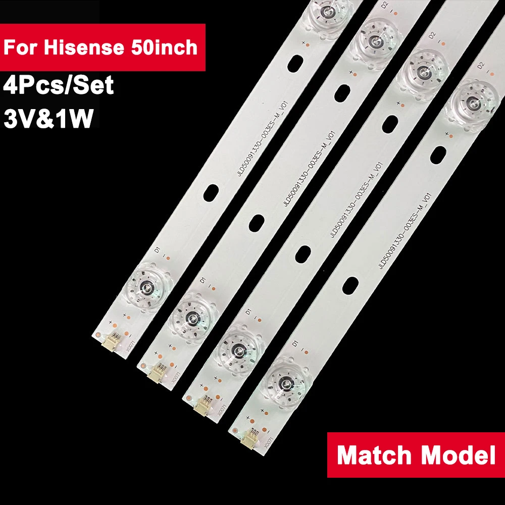 960mm 3V Tv Led Backlight For Hisense 50inch 4Pcs/Set Repair of Tv Accessories HZ50A57 HZ50A66E HZ50A5 50A68E 50r6040e H50a6140