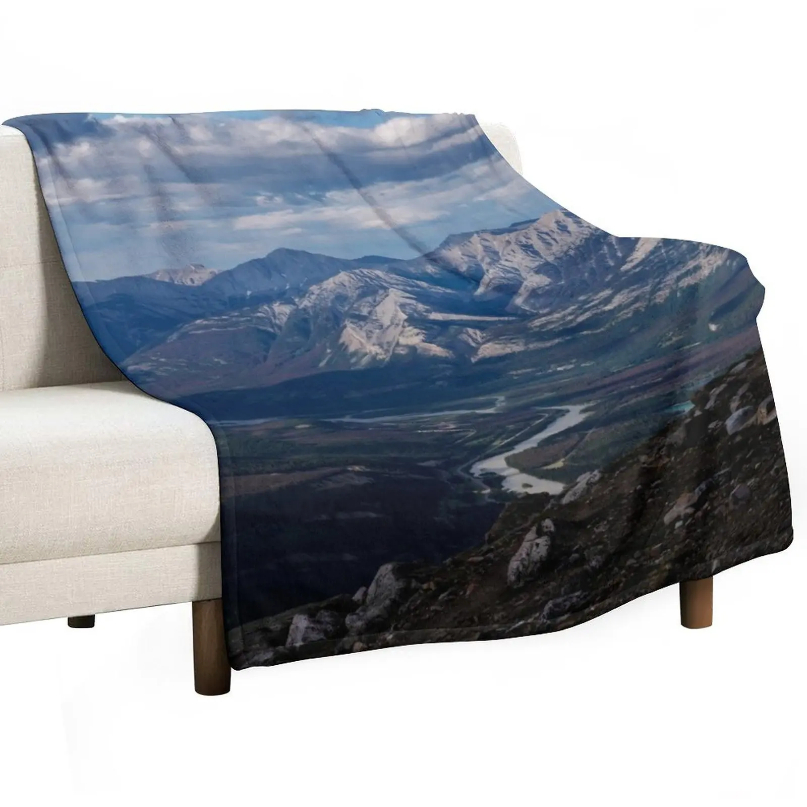 

Canadian Rockies Throw Blanket Cute for sofa decorative Soft Big Blankets