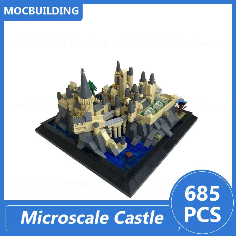 

Microscale Castle Model Moc Building Blocks Diy Assemble Bricks Architecture Creative Educational Colllection Toys Gifts 685PCS