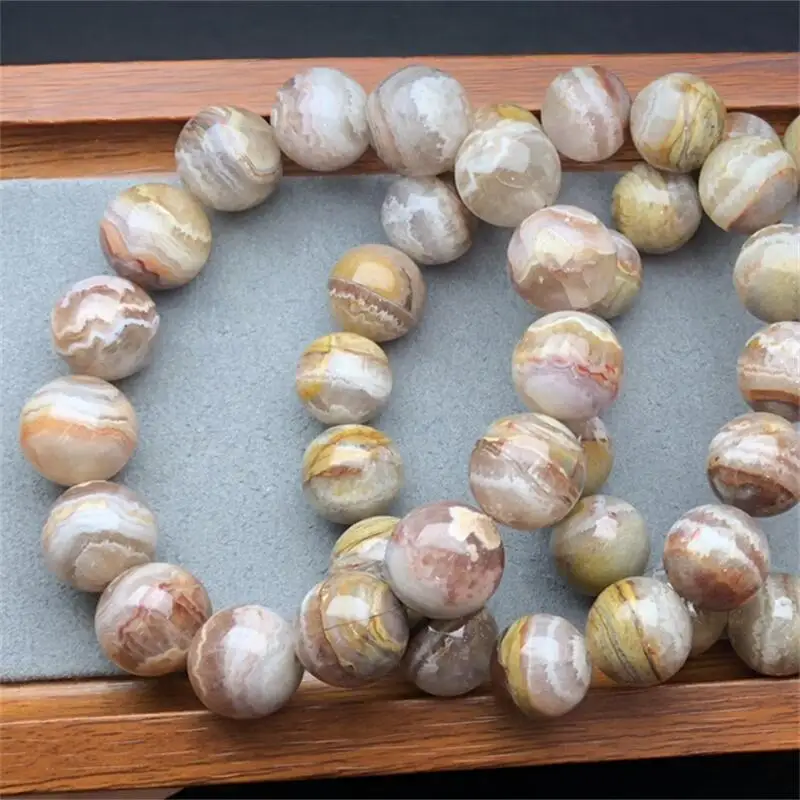 

13-15MM Natural Auralite Quartz Bracelet Stretch Healing Fengshui Stone Gemstone Birthday Present 1PCS