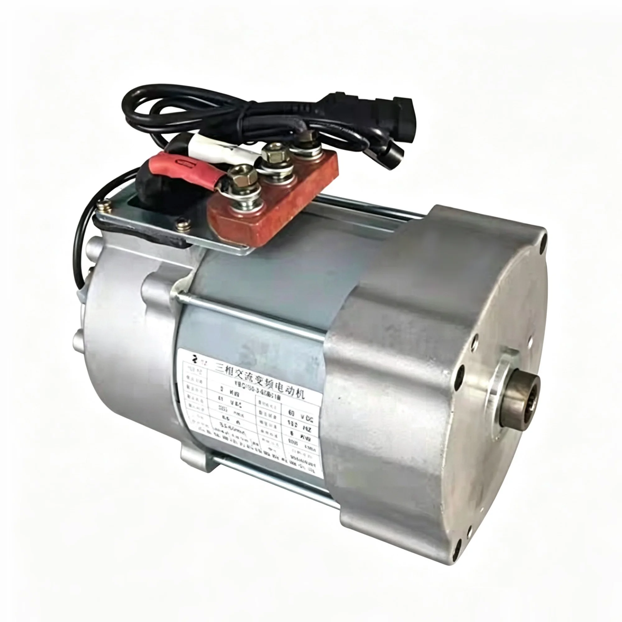 2.5KW DC 48V 60V 72V AC Asynchronous traction motor, 3 Hole Installation AC Motor For  Electric Vehicle XQY2.5-60-H12