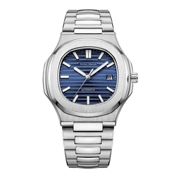 WM Watch Men Watches Luxury Business Automatic Mechanical Men's Original Replica Brand Welly Merck Watches WM082