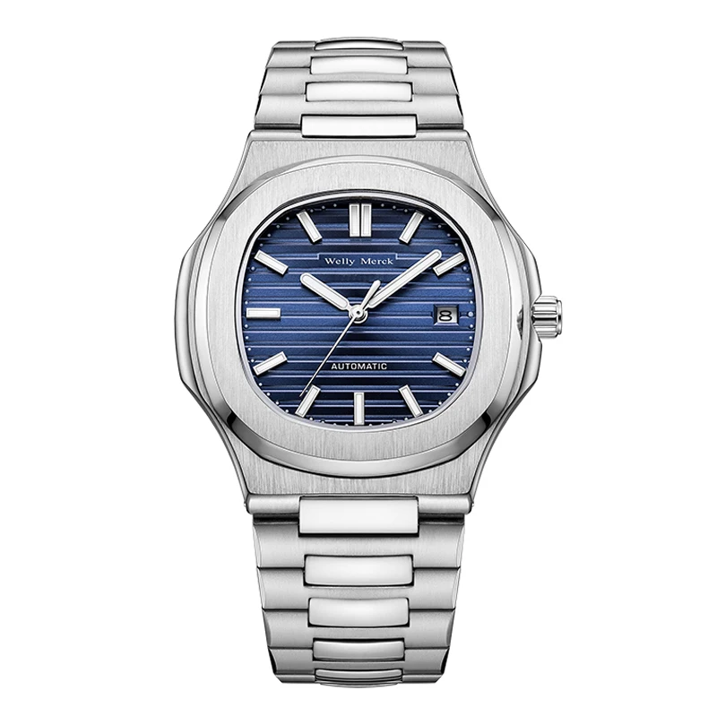 WM Watch Men Watches Luxury Business Automatic Mechanical Men's Original Replica Brand Welly Merck Watches WM082
