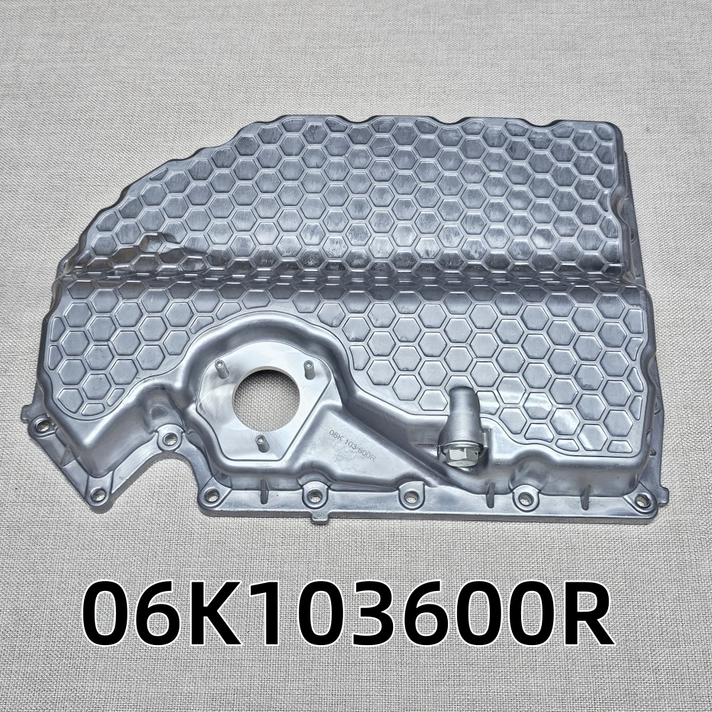 

Aluminum OE 06K103600R Engine oil pan For TRO Tiguan skoda Kodiaq Octavia Touran A3/S3 Lower components of oil pan 06K103600AE=D