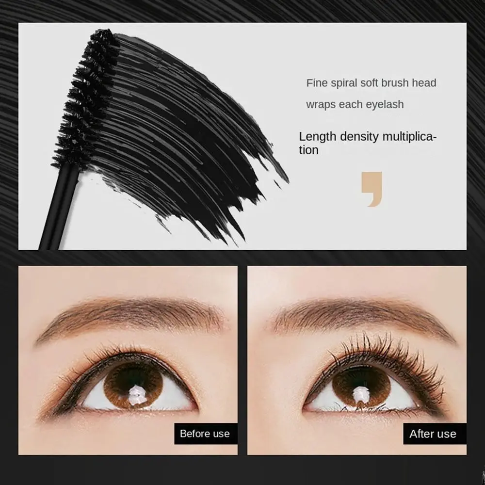 3D Slender Eyelash Mascara Waterproof Thick Eyelashes Lengthening Mascara Curling Silky Lash Black Eyelashes Extension