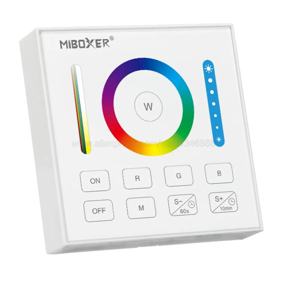 Imagem -05 - Painel Inteligente Controle Remoto para Miboxer Lâmpada Led Controlador de Luz Bulbo Rgb Rgbw Rgbcct 2.4g rf b0 B0-b Rgb Mais Cct