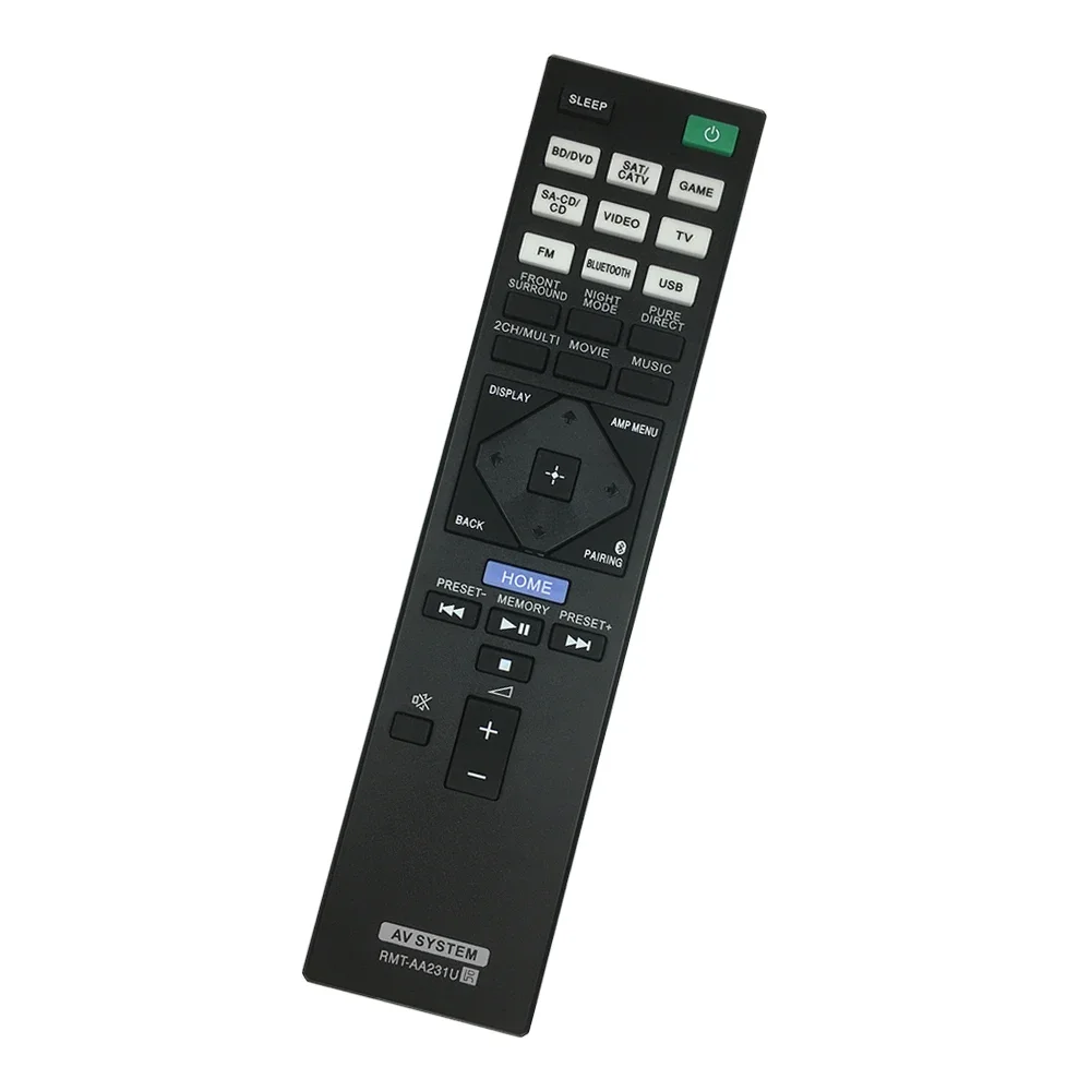 

Remote Control For Sony RMT-AAU231 RMTAA231U 1-493-116-11 RMT-AA320U Stereo Multi Channel AV Receiver