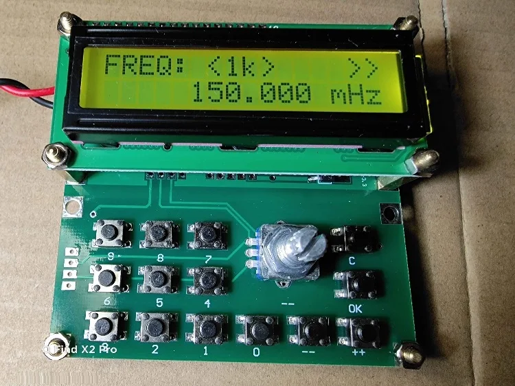 可変周波数信号発生器ADF4351,35MHz〜4000MHz,LCDディスプレイ,4.5V-5.5V