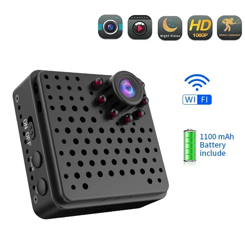 

HD 1080P Mini Camera Wifi Wireless Full Home Security Micro Camcorder Battery Night Vision Motion Detection AP Hotspot Camera