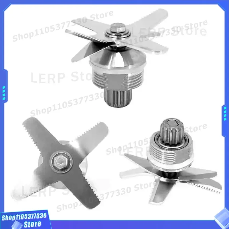 6 Blade Stainless Steel Replacement Knife for Small Household Mixer Parts Durable Sharp Cutting Tool Accessory Stainless