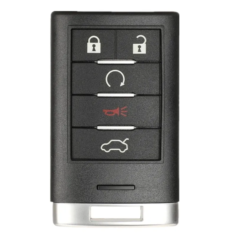 5 Buttons M3N5WY7777A 315MHZ ID46 For Cadillac CTS 2009 2010 2011 2012 2013 2014 2015 STS 2008 Remote Car Key With Battery