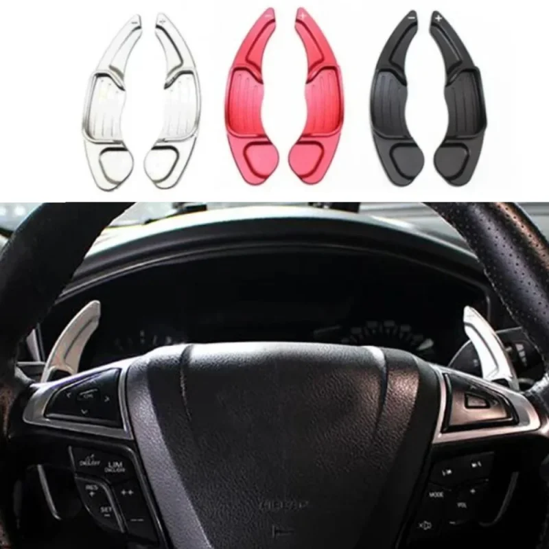 

Paddle Extension Shifter For Ford Fusion Mondeo Edge Taurus for Lincoln MKC MKX MKZ MKS MKT Aluminum Car Steering Wheel Shift