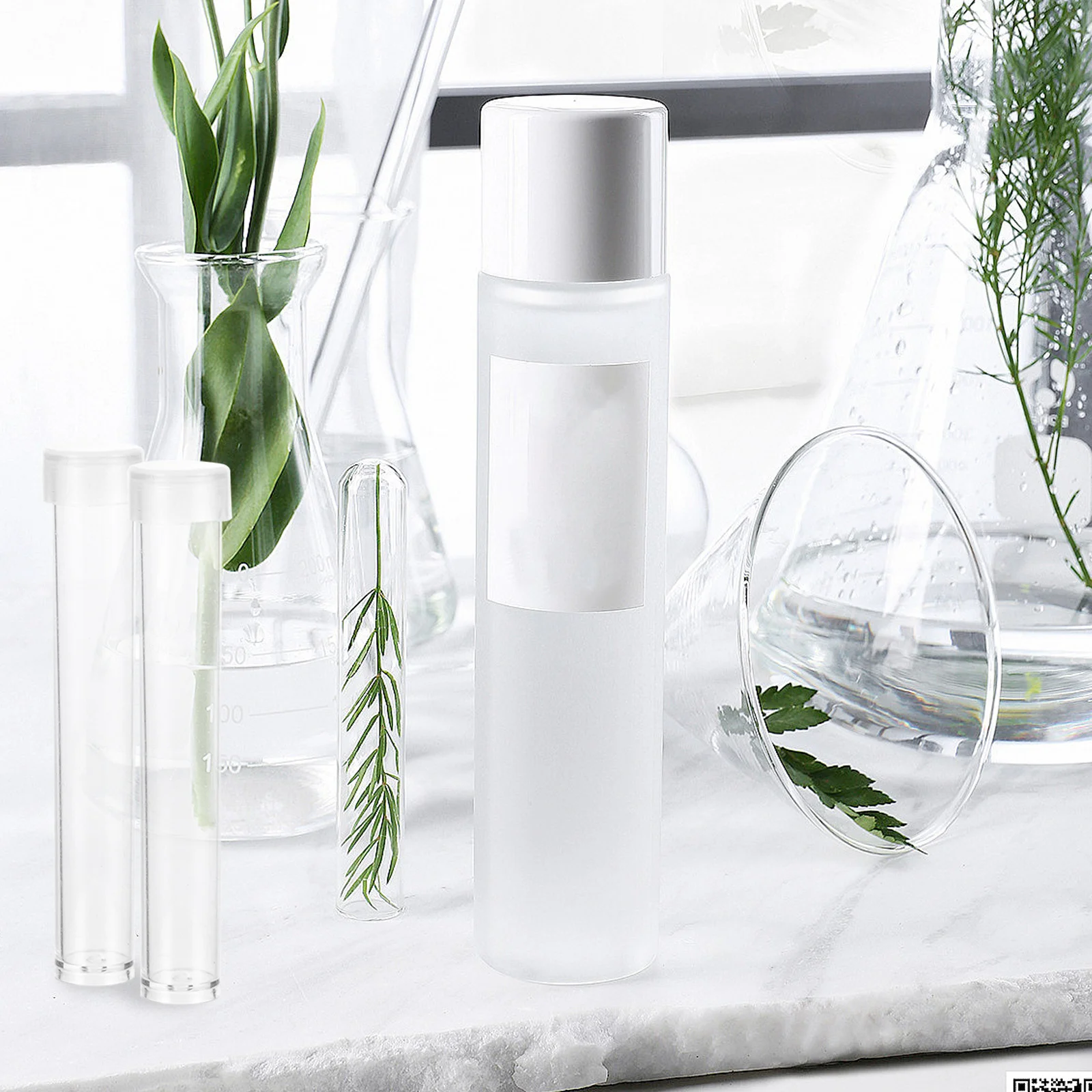 

100pcs Clear Test Tubes Leak-Proof Portable Storage Small Vials For Beauty Liquid Scientific Experiments Bead Storage