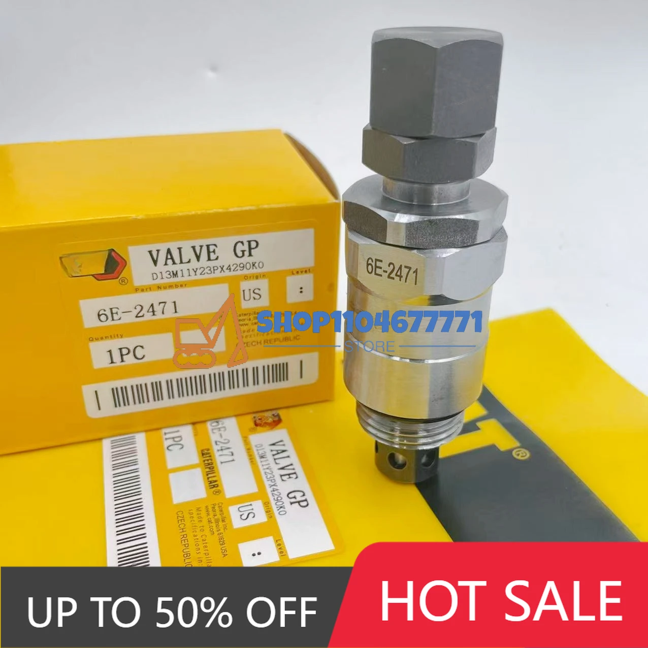 6E-2471 6E2471 Valve GP Relief for E320 E322L E320L E325 E330 Relief Valve