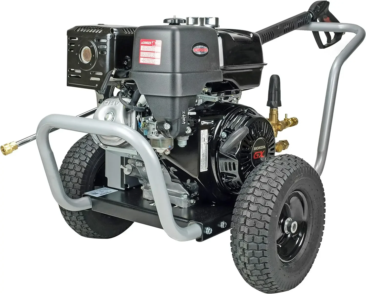 Cleaning 60205 Water Blaster Gas Pressure Washer Powered by Honda GX390, 4.0, AAA Triplex Pump, (49 State)