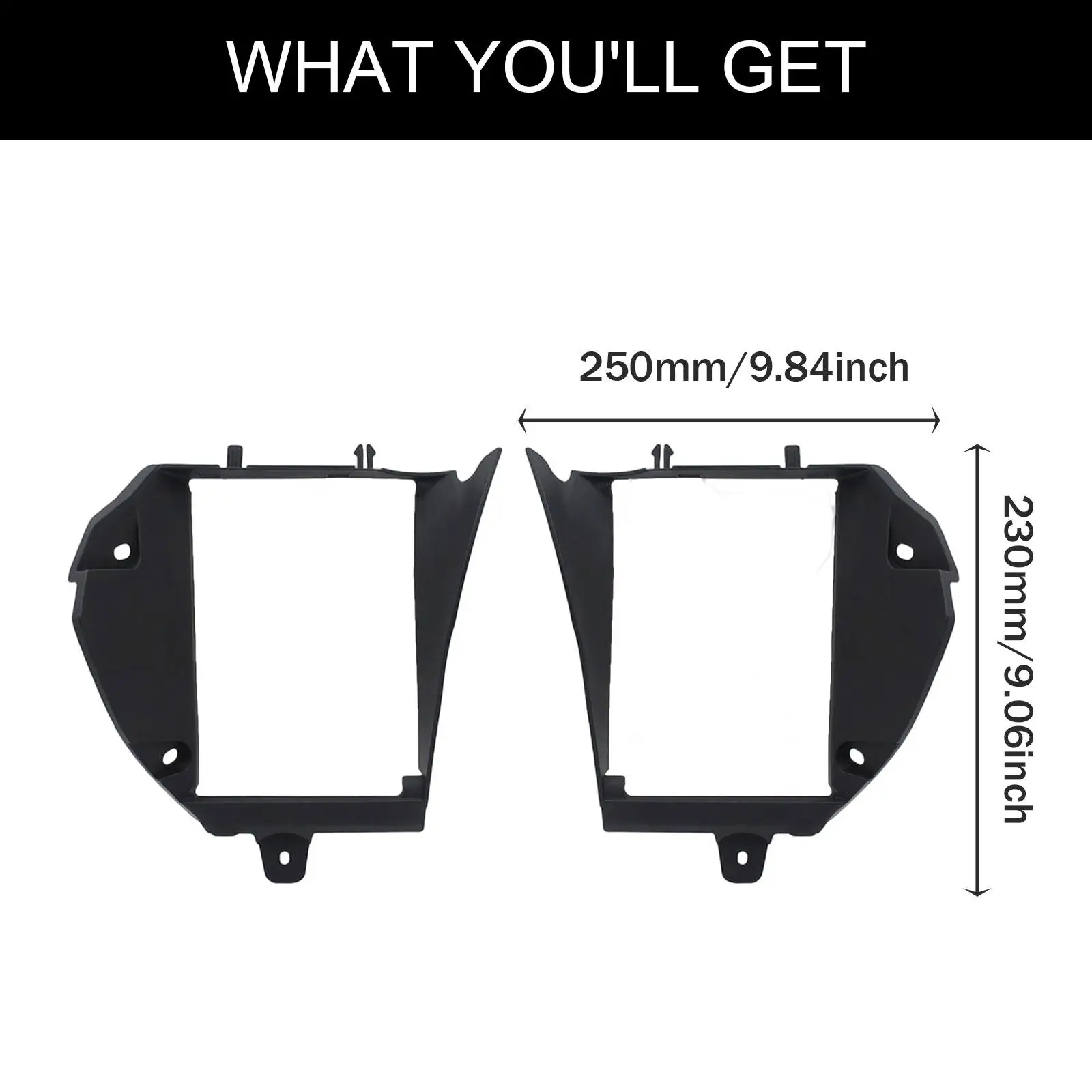 

2Pcs Motorcycle Air Duct Trim Premium for BMW Accessories Replacement