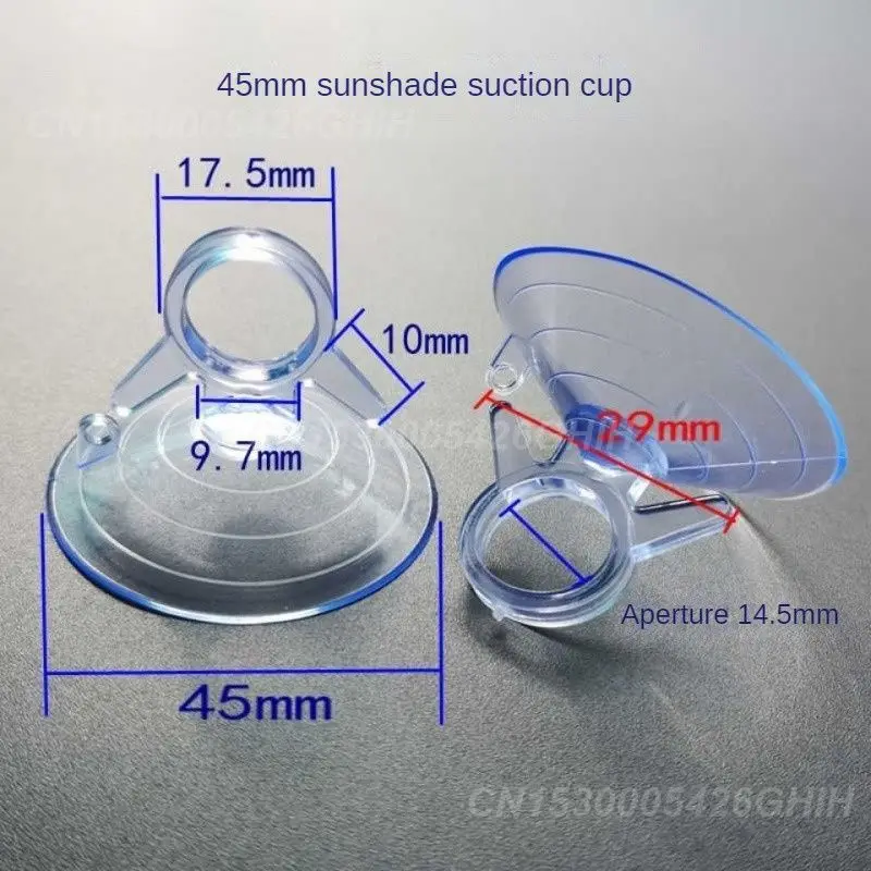 1~5SETS Ceiling Suction Cup Durable Easy To Install Easy To Clean Firm Automotive Interior Visor Sucker Sun Protection