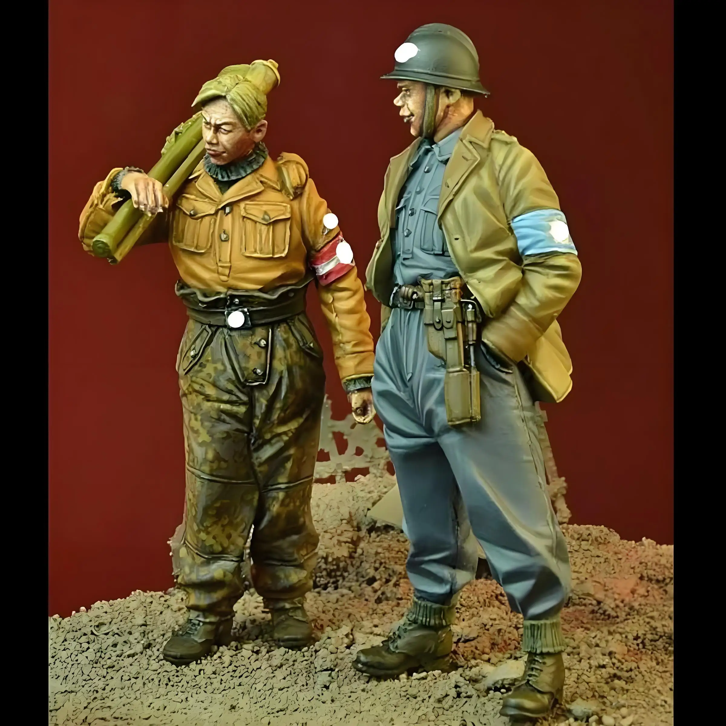 Figura DE ACCIÓN DE 1/35 "The Last Order", modelo de resina sin pintar, GK, Alemania, 1945, soldados alemanes, WW2, temas militares