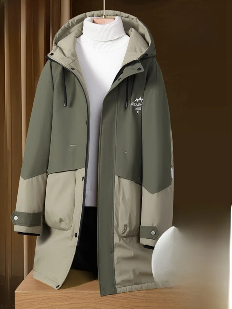 

Мужская пуховая куртка Jaet Thiened с капюшоном, теплая, ветрозащитная, очень большого размера, свободного кроя, из двухслойной проклеенной ткани, с наполнителем из пуха.