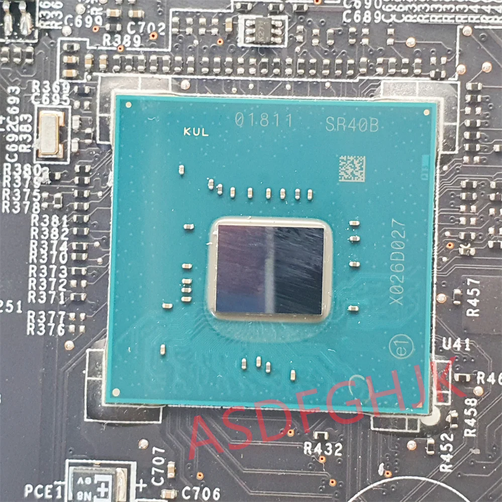 MS-17F41 pour carte mère d'ordinateur portable MSI GF75 avec processeur I5-9300H et GTX1650M expédition rapide