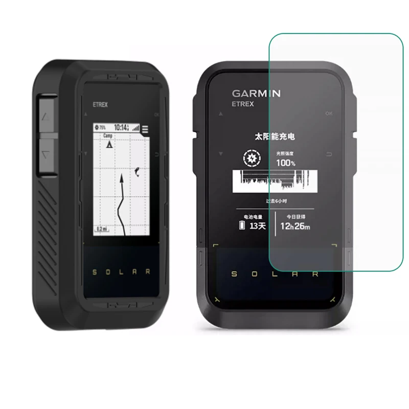 غطاء واقي للشاشة من السيليكون بحافة ناعمة ، غطاء واقي للشاشة من أجل Garmin Etrex Solar ، Etrex SE ، حافظة واقية ، ملحقات الأكمام