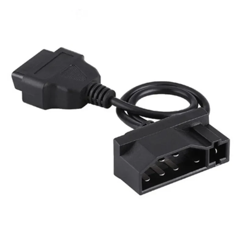 Newest OBD2 Adaptor for Ford 7Pin DLC Lead Interface To OBDII Cable Diagnostic Scanner Auto Diagnostic Connector Adapter Tool