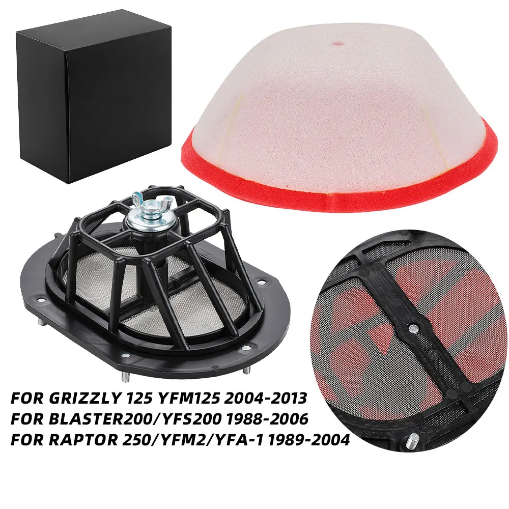 Filtro de aire para motocicletas, filtro de admisión para Grizzly Breeze 125, Raptor 125, 250, Blaster 200, piezas de moto eléctrica, limpiador de motos