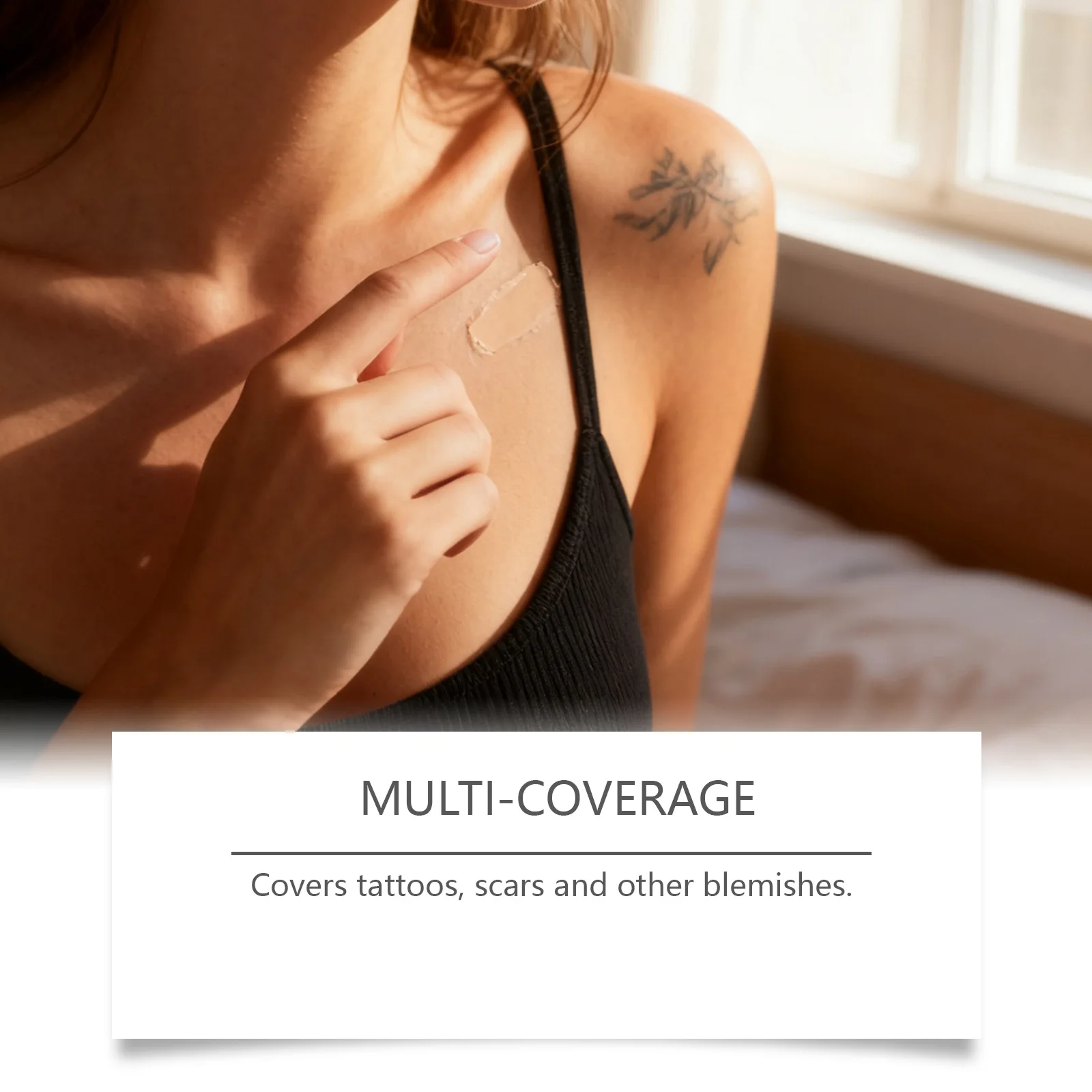 مجموعة كونسيلر للوشم، غطاء مكياج وشم للجسم محمول يوميًا بلونين #5