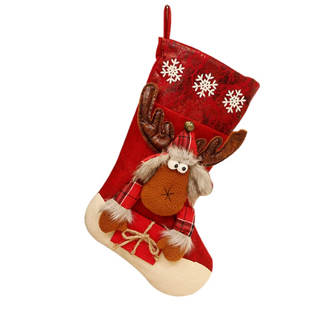 Christmas Socks Gift Bag Christmas Ornaments Large Christmas Socks Gifts Candy Socks Ornaments