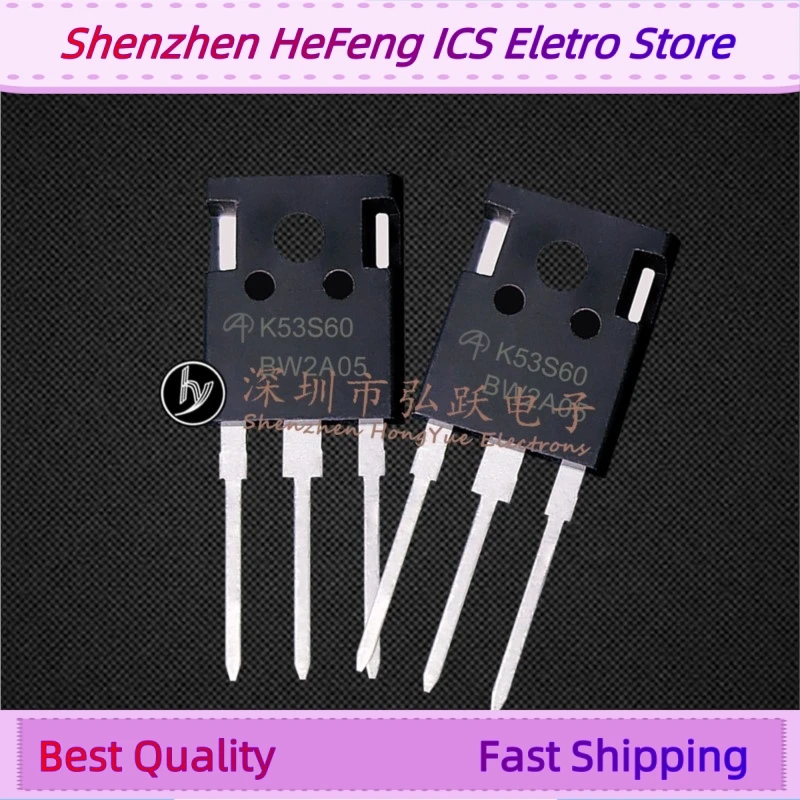 10PCS -20PCS K53S60 AOK53S60 TO-247  600V 53A   Fast Shipping Quality Quick Delivery