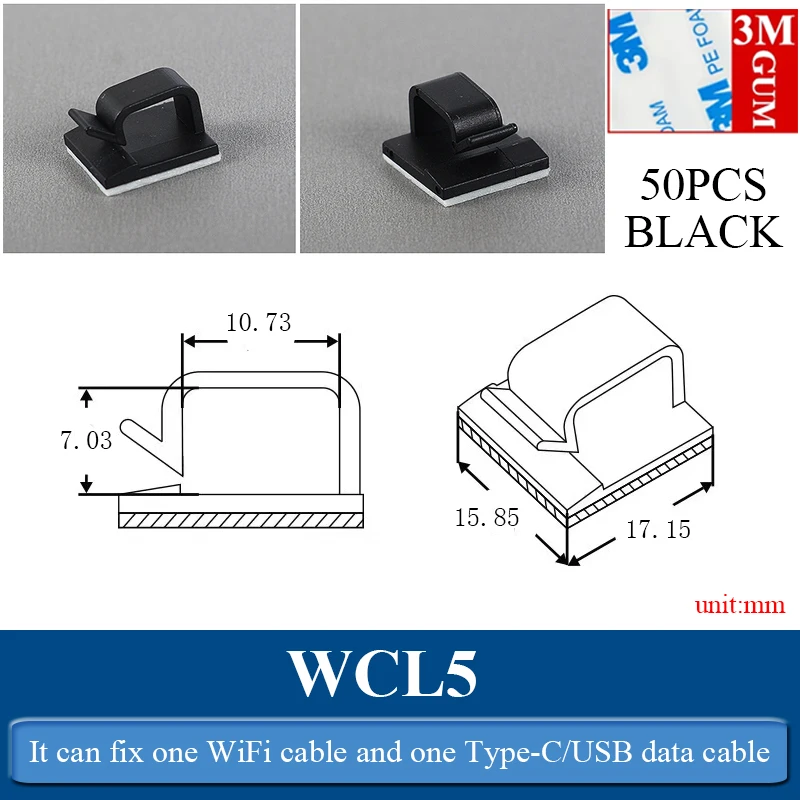 Variant: WCL-5 BK 50PCS