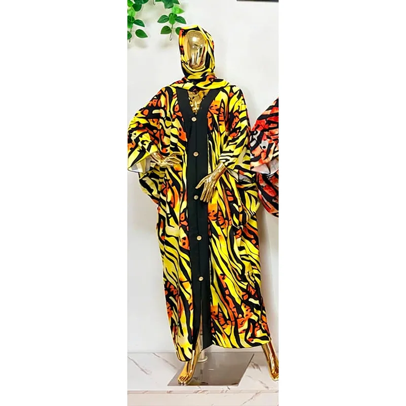 African Dresses For Women Muslim Fashion Abayas Boubou Dashiki Ankara Outfits Evening Gown Dubai Kaftan Abaya Robe Marocaine