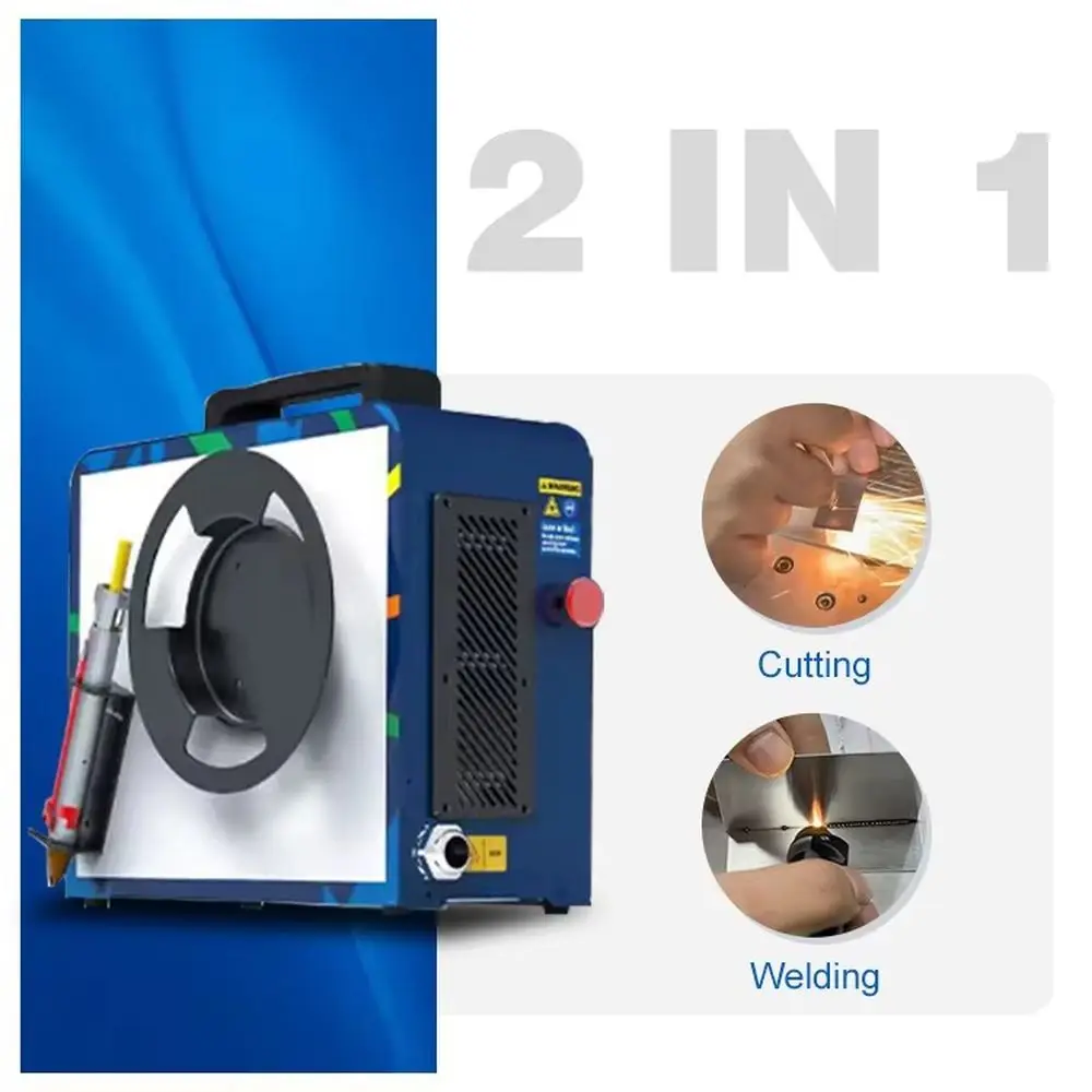 Soudeuse laser QCW portative MINI pour tôles métalliques, soudage par points de précision et signalétique