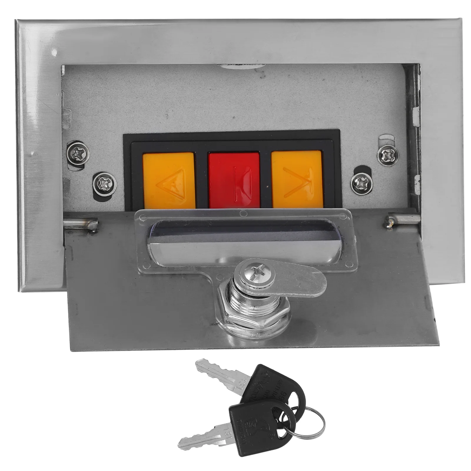 Control Button Switch Lock Box Fireproof Roller Shutter Door Manual Push Button Switch Box Suitable for Malls Warehouses