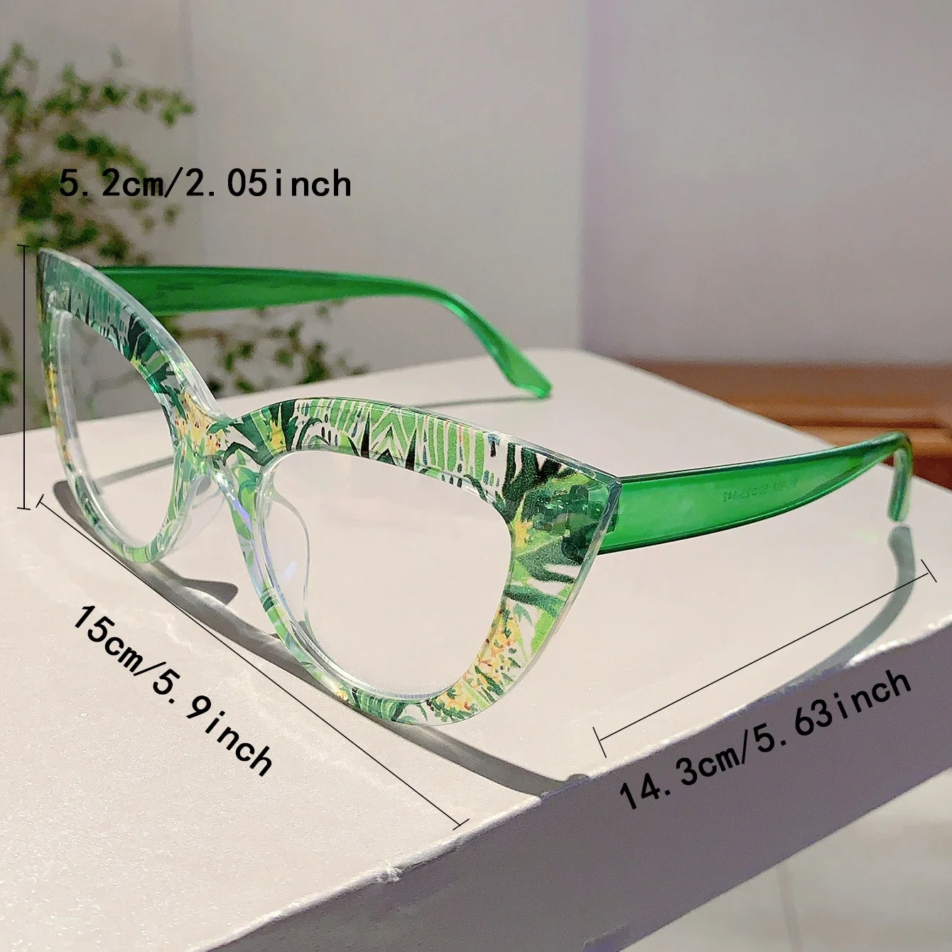 KAMMPT Vintage Cat Eye Glasses Women Stylish Multi-color Rim Blue Light Blocking Eyewear New Fashion Non-prescription Eyeglasses