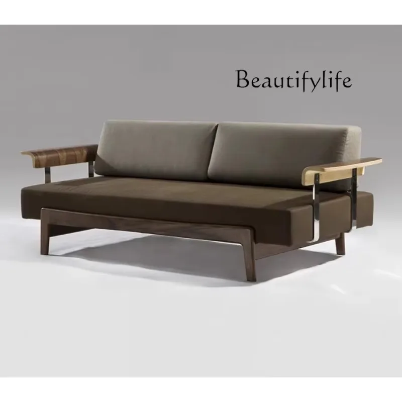 

BJ Nordic Modern Simple Solid Wood Fabric Sofa Antique Designer Creative B & B Hotel Clubhouse