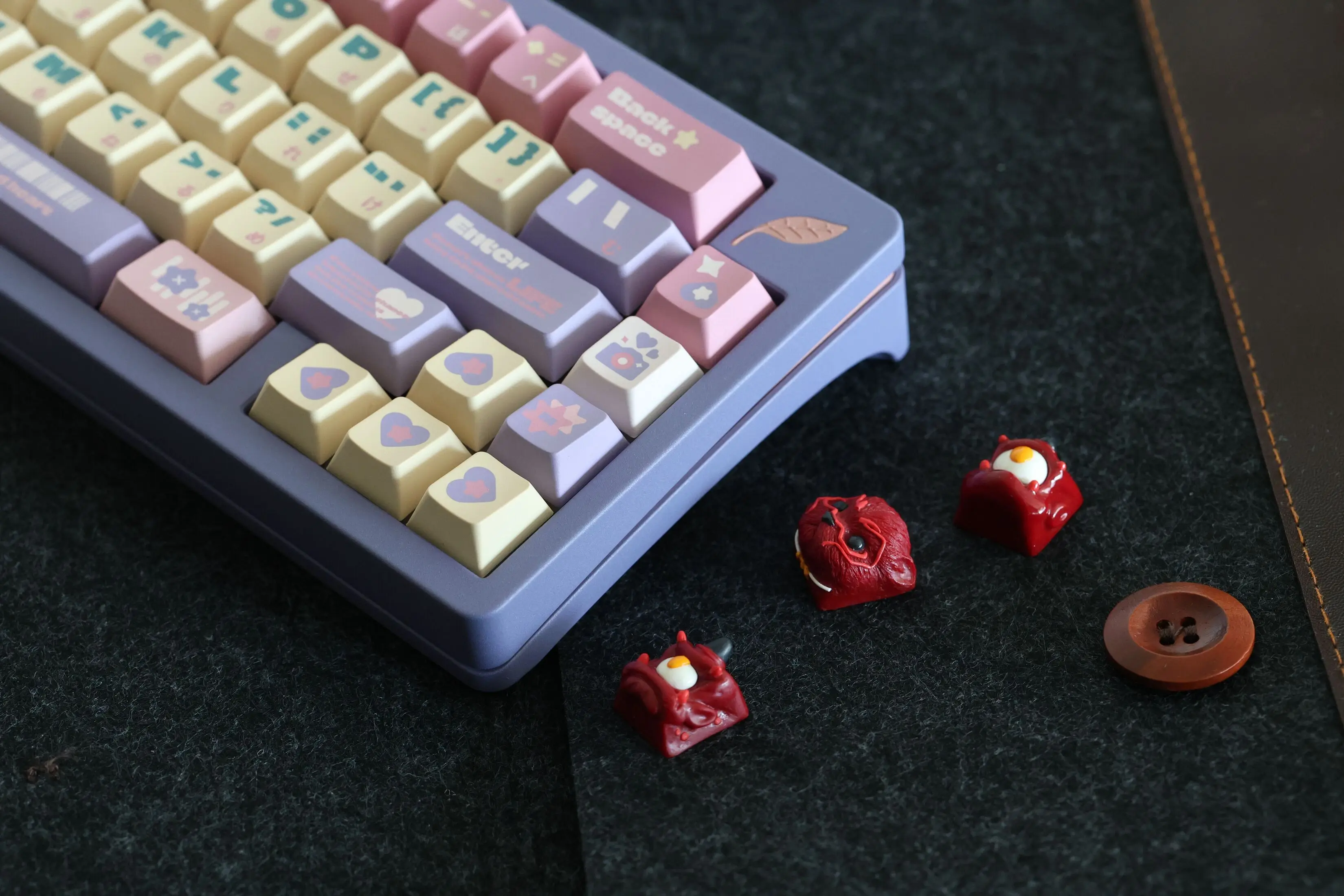 Copritasti originali - Tema caldo - Copritasti originali per tastiera meccanica a sublimazione a cinque lati PBT a 143 tasti